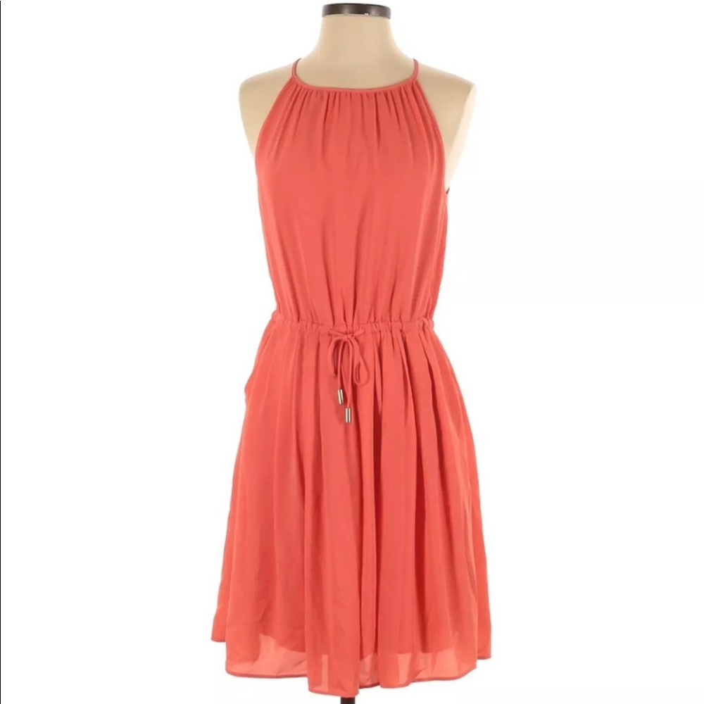 BR coral summer dress 0P